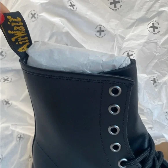 Dr Martens 1460 W Nappa Leather Black - Picture 4 of 5